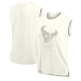 Houston Texans Women's Studio Embrace Tank Top - Cream on sale