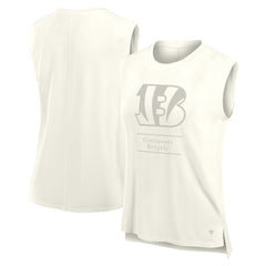 Cincinnati Bengals Women's Studio Embrace Tank Top - Cream online