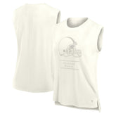 Cleveland Browns Women's Studio Embrace Tank Top - Cream on sale