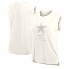 Dallas Cowboys Women's Studio Embrace Tank Top - Cream for sale