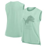 Detroit Lions Women's Studio Embrace Tank Top - Mint sale