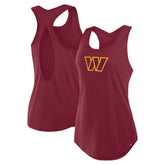 Washington Commanders Women's Iron Fan Tank Top - Burgundy discount