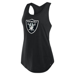 Las Vegas Raiders Women's Iron Fan Tank Top - Black on sale