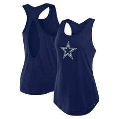 Dallas Cowboys Women's Iron Fan Tank Top - Navy online