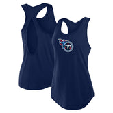 Tennessee Titans Women's Iron Fan Tank Top - Navy sale