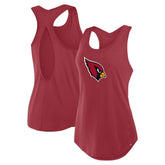 Arizona Cardinals Women's Iron Fan Tank Top - Cardinal cheap