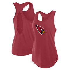 Arizona Cardinals Women's Iron Fan Tank Top - Cardinal cheap