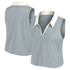 Philadelphia Eagles Women's Studio Wellness V-Neck Tank Top - Gray cheap