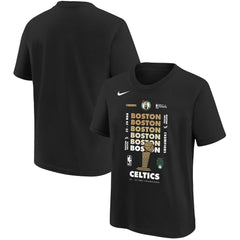 Boston Celtics Youth 2024 NBA Finals Champions Expressive T-Shirt - Black online