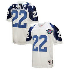 Emmitt Smith Dallas Cowboys 1994 Authentic Throwback Retired Player Jersey - White cheap