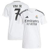 Vini Jr. Real Madrid Women's 2024/25 Home Replica Player Jersey Discount - White