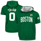 Jayson Tatum Boston Celtics Big & Tall Short Sleeve Hoodie - Kelly Green discount