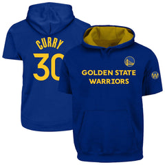 Stephen Curry Golden State Warriors Big & Tall Short Sleeve Hoodie sale - Royal for sale