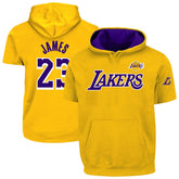 LeBron James Los Angeles Lakers Big & Tall Short Sleeve Hoodie - Gold cheap