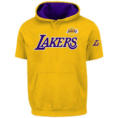 LeBron James Los Angeles Lakers Big & Tall Short Sleeve Hoodie - Gold cheap