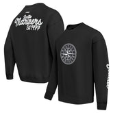Seattle Mariners Pro Standard Paint The City Dropped Shoulder Pullover Sweatshirt Black