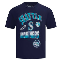 Seattle Mariners Pro Standard Turn It Up Dropped Shoulder T-Shirt Navy