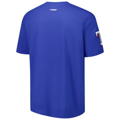 Texas Rangers Pro Standard Turn It Up Dropped Shoulder T-Shirt Royal