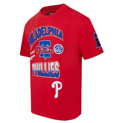 Philadelphia Phillies Pro Standard Turn It Up Dropped Shoulder T-Shirt Red