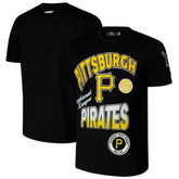 Pittsburgh Pirates Pro Standard Turn It Up Dropped Shoulder T-Shirt Black