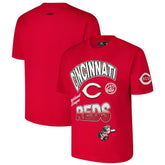 Cincinnati Reds Pro Standard Turn It Up Dropped Shoulder T-Shirt Red