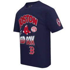 Boston Red Sox Pro Standard Turn It Up Dropped Shoulder T-Shirt Navy