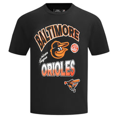 Baltimore Orioles Pro Standard Turn It Up Dropped Shoulder T-Shirt Black