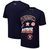 Houston Astros Pro Standard Turn It Up Dropped Shoulder T-Shirt Navy