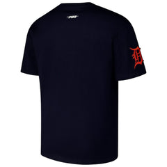 Detroit Tigers Pro Standard Turn It Up Dropped Shoulder T-Shirt Navy