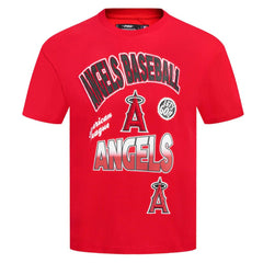 Los Angeles Angels Pro Standard Turn It Up Dropped Shoulder T-Shirt Red