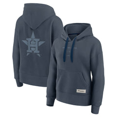 Houston Astros Women's Elements Future Ground Subtle Tonal Pullover Hoodie Blue