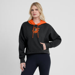 Baltimore Orioles Women's Oversized Legacy Favorite Spectator Pullover Hoodie Black