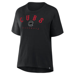 Chicago Cubs Women's Home Run Legacy T-Shirt Black