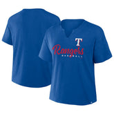 Texas Rangers Women's Fan Fave Stadium Slub Boxy T-Shirt Royal