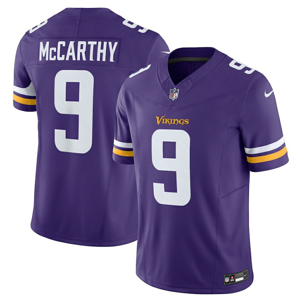 J.J. McCarthy Minnesota Vikings Vapor F.U.S.E. Limited Jersey - Purple for sale