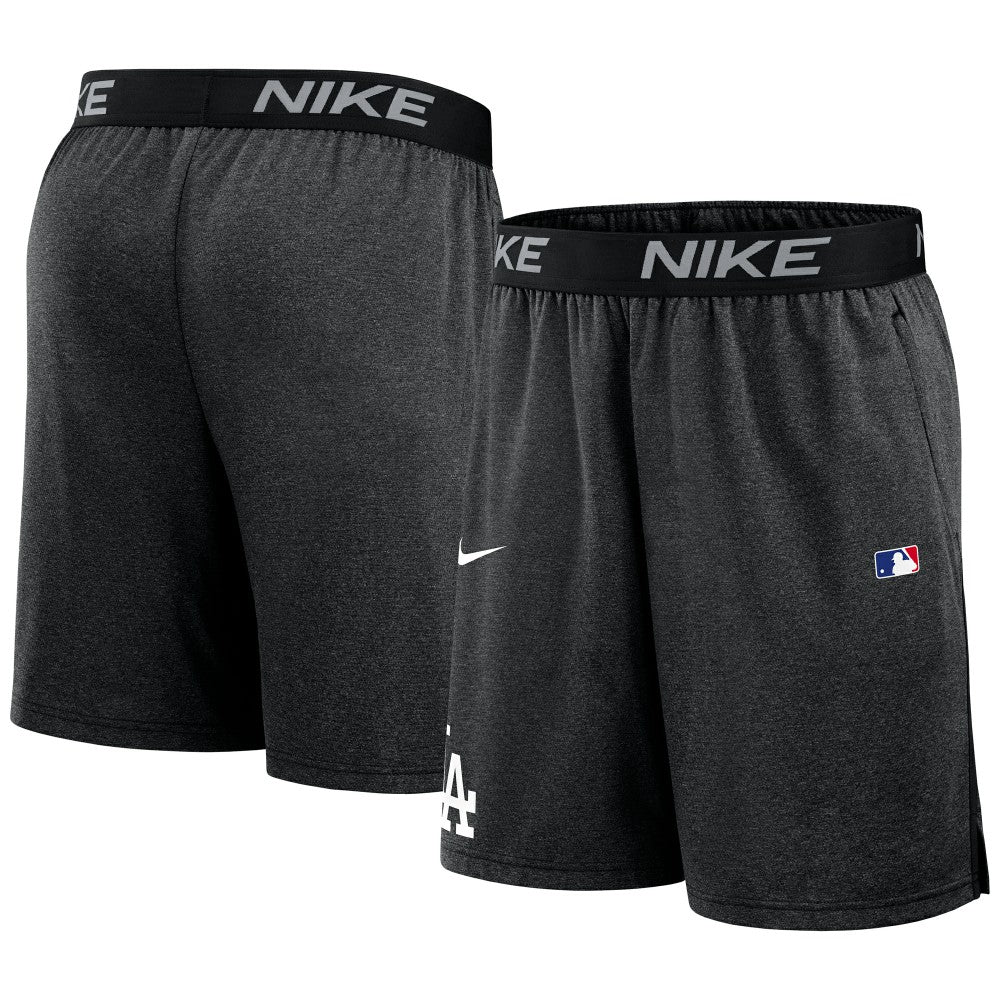 Los Angeles Dodgers Authentic Collection Performance Knit Shorts Black