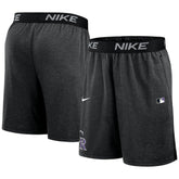 Colorado Rockies Authentic Collection Performance Knit Shorts Black