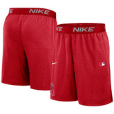 Los Angeles Angels Authentic Collection Performance Knit Shorts Red