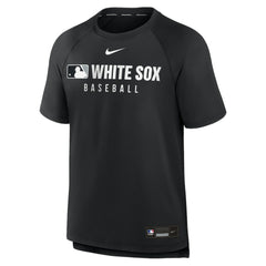 Chicago White Sox Authentic Collection Pregame Raglan Dri-FIT T-Shirt Black