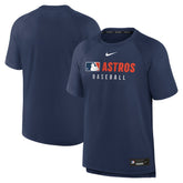 Houston Astros Authentic Collection Pregame Raglan Dri-FIT T-Shirt Navy