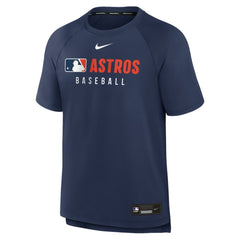 Houston Astros Authentic Collection Pregame Raglan Dri-FIT T-Shirt Navy
