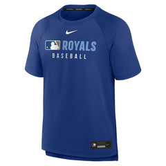 Kansas City Royals Authentic Collection Pregame Raglan Dri-FIT T-Shirt Royal