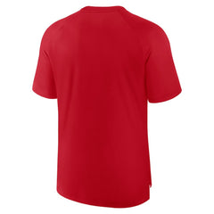 Los Angeles Angels Authentic Collection Pregame Raglan Dri-FIT T-Shirt Red