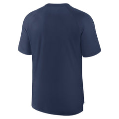 Milwaukee Brewers Authentic Collection Pregame Raglan Dri-FIT T-Shirt Navy