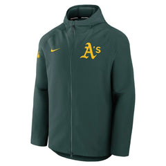 Athletics Authentic Collection Raglan Performance Full-Zip Jacket Green