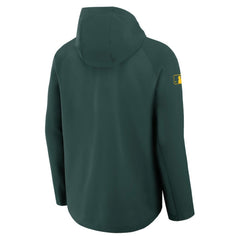 Athletics Authentic Collection Raglan Performance Full-Zip Jacket Green