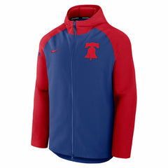 Philadelphia Phillies Authentic Collection Raglan Performance Full-Zip Jacket Royal/Red