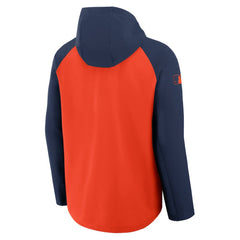 Houston Astros Authentic Collection Raglan Performance Full-Zip Jacket Orange/Navy