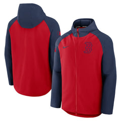 Boston Red Sox Authentic Collection Raglan Performance Full-Zip Jacket Red/Navy