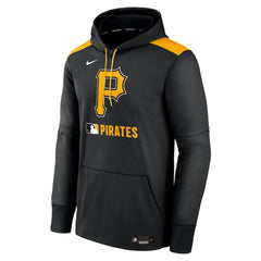 Pittsburgh Pirates Authentic Collection Performance Pullover Hoodie Black